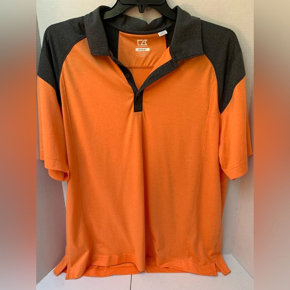 Cutter & Buck Polo Shirt Mens Xtra Large DryTec Wicking Breathable Soft Casual